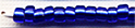 Cobalt Blue Silver Lined Matte