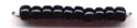 TOHO 11/o Round-Jet Black Opaque