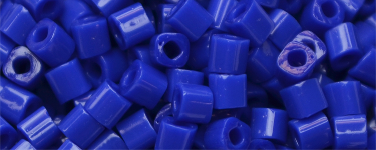 TOHO 1.5mm Cube Beads-Dark Royal Blue Opaque