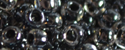 TOHO 11/o Round-Black Lined Crystal #11T344