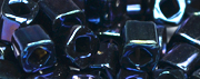 TOHO 4mm Cube-Navy Blue Iris Metallic