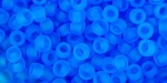TOHO Size 8/o Round Seed Bead-Dark Aqua Transparent Matte. 8T3CF-250 (image for) TOHO Size 8/o Round Seed Bead-Dark Aqua Transparent Matte. 8T3CF-250