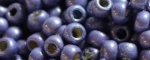 TOHO Size 11/o Round Seed Bead-Purple Galvanized Matte PermaFinish. 11TPF567F-100 (image for) TOHO Size 11/o Round Seed Bead-Purple Galvanized Matte PermaFinish. 11TPF567F-100