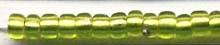 Peridot Green Silver Lined Matte