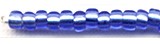 Toho 11/o Round-Sapphire Silver Lined Matte