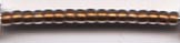 TOHO 15/o Round-Bronze Lined Crystal Matte