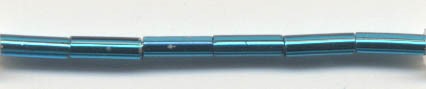 TOHO #2 Bugle-Blue Zircon Silver Lined