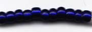 Dark Cobalt Blue Silver Lined Matte