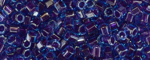 TOHO 8/o Hexagon-Purple Lined Sapphire