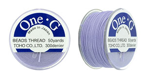 TOHO One-G Thread (5 bobbin's) 50 Yards-Light Lavender Stock #: PT-19-50-5