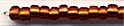 TOHO 8/o Round-Smoke Topaz Silver Lined Matte