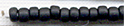 TOHO 8/o Round-Jet Black Matte Opaque
