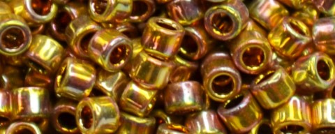 TOHO Aiko-Rose-Green Gold Metallic (24k Gold blend) #TB-722-50 - Click Image to Close