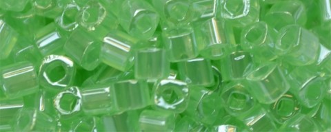 TOHO 2mm Cube-Light Green Ceylon Pearl