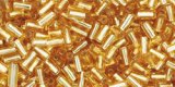 TOHO Size 1 Bugle Bead. 3mm Length-Topaz Silver Lined (image for) TOHO Size 1 Bugle Bead. 3mm Length-Topaz Silver Lined