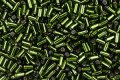 TOHO Size 1 Bugle Bead. 3mm Length-Olivine Silver Lined (image for) TOHO Size 1 Bugle Bead. 3mm Length-Olivine Silver Lined