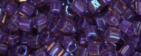 TOHO 1.5mm Cube Shape Seed Beads-Purple Lined Amethyst Transparent (image for) TOHO 1.5mm Cube Shape Seed Beads-Purple Lined Amethyst Transparent