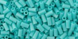 TOHO Size 1 Bugle Bead. 3mm Length-Turquoise Opaque (image for) TOHO Size 1 Bugle Bead. 3mm Length-Turquoise Opaque