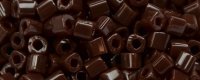 TOHO 1.5mm Cube Shape Seed Beads-Dark Brown Opaque (image for) TOHO 1.5mm Cube Shape Seed Beads-Dark Brown Opaque