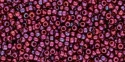 TOHO 11/o Round-Cranberry Gold Luster Matte. 11T332F (image for) TOHO 11/o Round-Cranberry Gold Luster Matte. 11T332F