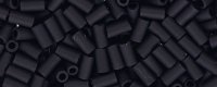 TOHO Size 1 Bugle Bead. 3mm Length-Jet Black Matte Opaque (image for) TOHO Size 1 Bugle Bead. 3mm Length-Jet Black Matte Opaque