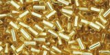 TOHO Size 1 Bugle Bead. 3mm Length-Light Topaz Silver Lined (image for) TOHO Size 1 Bugle Bead. 3mm Length-Light Topaz Silver Lined