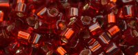 TOHO 1.5mm Cube Shape Seed Beads-Garnet Silver Lined (image for) TOHO 1.5mm Cube Shape Seed Beads-Garnet Silver Lined