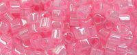 TOHO 1.5mm Cube Shape Seed Beads-Rose Ceylon Pearl (image for) TOHO 1.5mm Cube Shape Seed Beads-Rose Ceylon Pearl