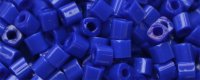 TOHO 1.5mm Cube Shape Seed Beads-Dark Royal Blue Opaque (image for) TOHO 1.5mm Cube Shape Seed Beads-Dark Royal Blue Opaque