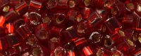 TOHO 1.5mm Cube Shape Seed Beads-Dark Ruby Silver Lined (image for) TOHO 1.5mm Cube Shape Seed Beads-Dark Ruby Silver Lined
