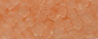 TOHO 1.5mm Cube Shape Seed Beads-Light Pink Transparent Matte (image for) TOHO 1.5mm Cube Shape Seed Beads-Light Pink Transparent Matte