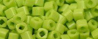 TOHO 1.5mm Cube Shape Seed Beads-Lime Opaque (image for) TOHO 1.5mm Cube Shape Seed Beads-Lime Opaque