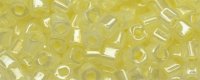 TOHO 1.5mm Cube Shape Seed Beads-Yellow Ceylon Pearl (image for) TOHO 1.5mm Cube Shape Seed Beads-Yellow Ceylon Pearl