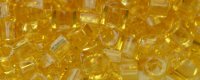TOHO 1.5mm Cube Shape Seed Beads-Light Topaz Transparent (image for) TOHO 1.5mm Cube Shape Seed Beads-Light Topaz Transparent
