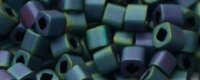TOHO 1.5mm Cube Shape Seed Beads-Teal Iris Metallic Matte (image for) TOHO 1.5mm Cube Shape Seed Beads-Teal Iris Metallic Matte