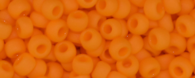 TOHO 11/o Round-Light Orange Matte Opaque #11T42DF