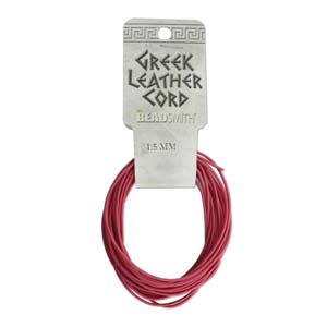 Pink Greek Leather - 1.5 mm - 5 Meters