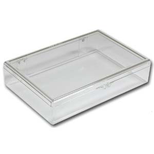 Clear Plastic Organizer Box for Flip Top Bead Containers