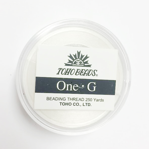 TOHO One-G Thread 250 Yards-White #PT-1-250