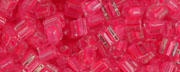 TOHO 11/o Round-Neon Pink Lined Crystal #11T978