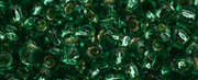 TOHO 11/o Round-Mint Green Silver Lined #11T24B