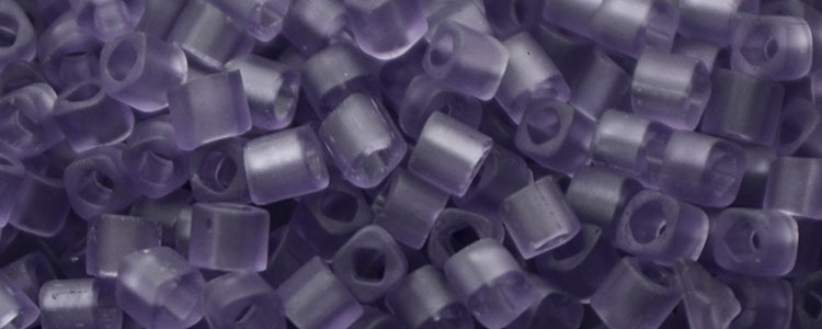 TOHO 1.5mm Cube Beads-Light Purple Transparent Matte
