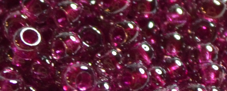 TOHO 15/o Round-Magenta Lined Crystal Luster #15T356