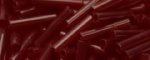 TOHO Size 3 Bugle Bead. 9mm Length-Dark Ruby Transparent. 250 Gram Bag (image for) TOHO Size 3 Bugle Bead. 9mm Length-Dark Ruby Transparent. 250 Gram Bag
