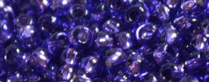 TOHO 6/o Round Seed Bead-Purple Silver Lined. 6T2224-100 (image for) TOHO 6/o Round Seed Bead-Purple Silver Lined. 6T2224-100
