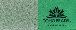 TOHO 11/o Round Seed Bead-Glow in the Dark. Mint Green / Bright Green. 11T2722-100 (image for) TOHO 11/o Round Seed Bead-Glow in the Dark. Mint Green / Bright Green. 11T2722-100