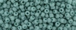 TOHO 11/o Round Seed Bead. Semi-Glazed Dusty Turquoise. 11T2604F-100 (image for) TOHO 11/o Round Seed Bead. Semi-Glazed Dusty Turquoise. 11T2604F-100