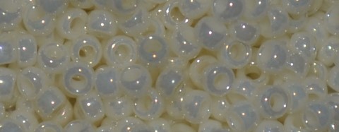 TOHO Size 15/o Round Seed Bead-Light Cream Opaque Luster #15T122-100 (image for) TOHO Size 15/o Round Seed Bead-Light Cream Opaque Luster #15T122-100