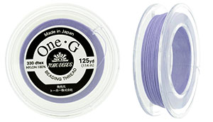 TOHO One-G Thread (4 spools) 125 Yard Spools-Light Lavender Stock #: PT-19-125-4