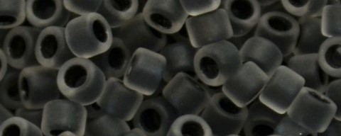 TOHO Size 8/o Round Seed Bead-Black Lined Crystal Matte. 8T344FM-250 (image for) TOHO Size 8/o Round Seed Bead-Black Lined Crystal Matte. 8T344FM-250